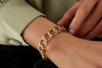 Kırmızı Samanyolu Tek Sıra Bileklik