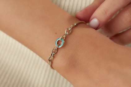 Halka Mineli Bileklik