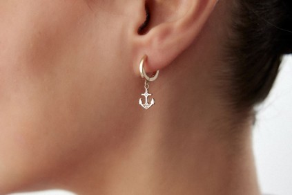 Çapa Tasarım Küpe