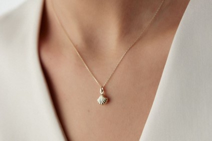 İstiridye Tasarım Kolye