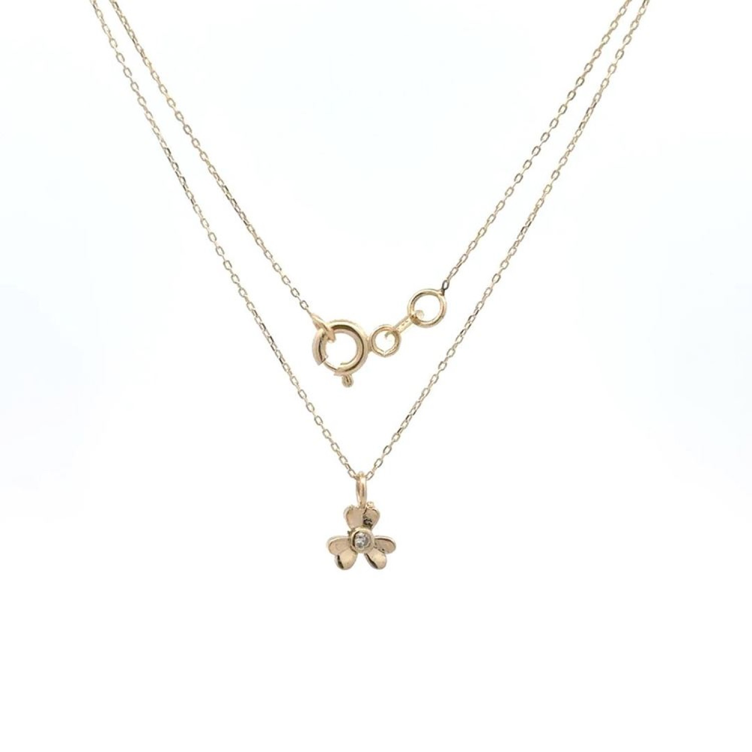 Papatya Taşlı Kolye