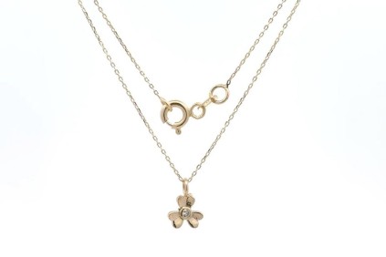 Papatya Taşlı Kolye