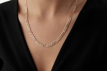 İtalyan Ataç Tasarım Kolye 50 Cm