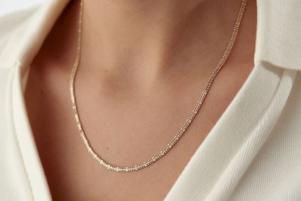 İtalyan Balıksırtı Kolye 42 Cm