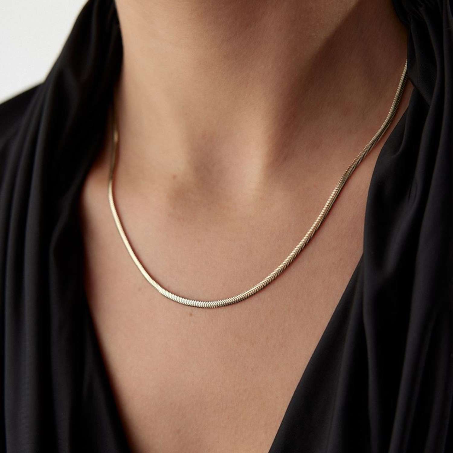 İtalyan Balıksırtı Kolye 54 Cm