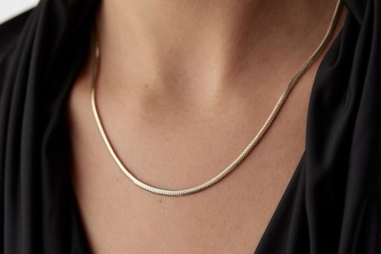 İtalyan Balıksırtı Kolye 54 Cm