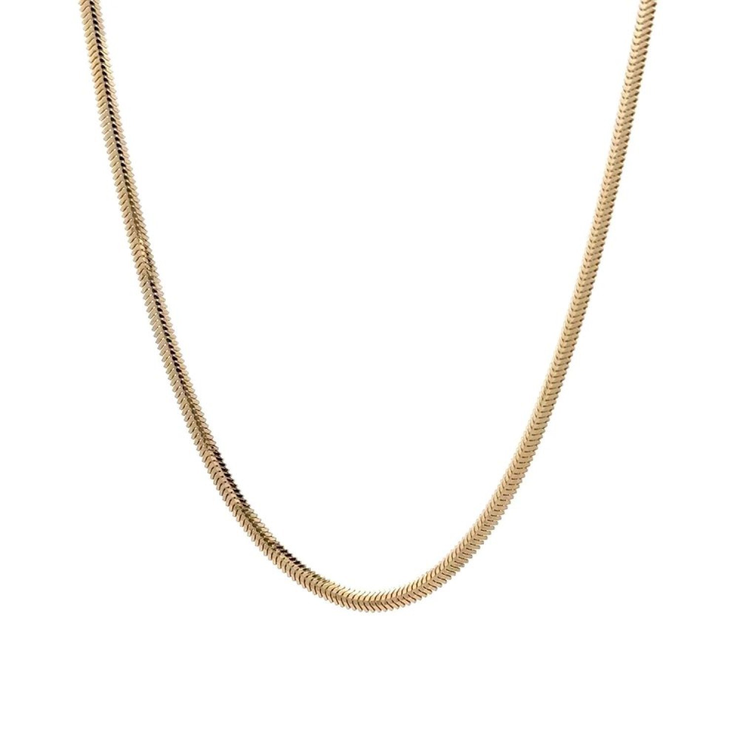 İtalyan Balıksırtı Kolye 54 Cm