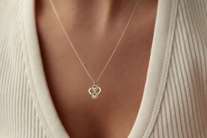 Kalp Ve Sonsuzluk Tasarım Kolye