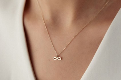 Aynalı Sonsuzluk Kolye