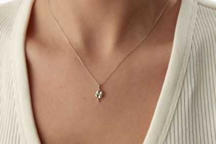 4 Yaprak Yonca Kolye