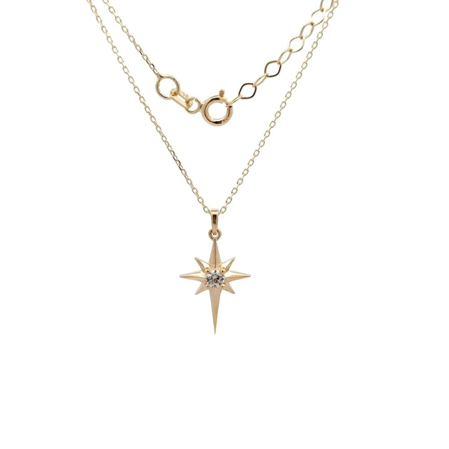 Kutup Yıldızı Taşlı Kolye