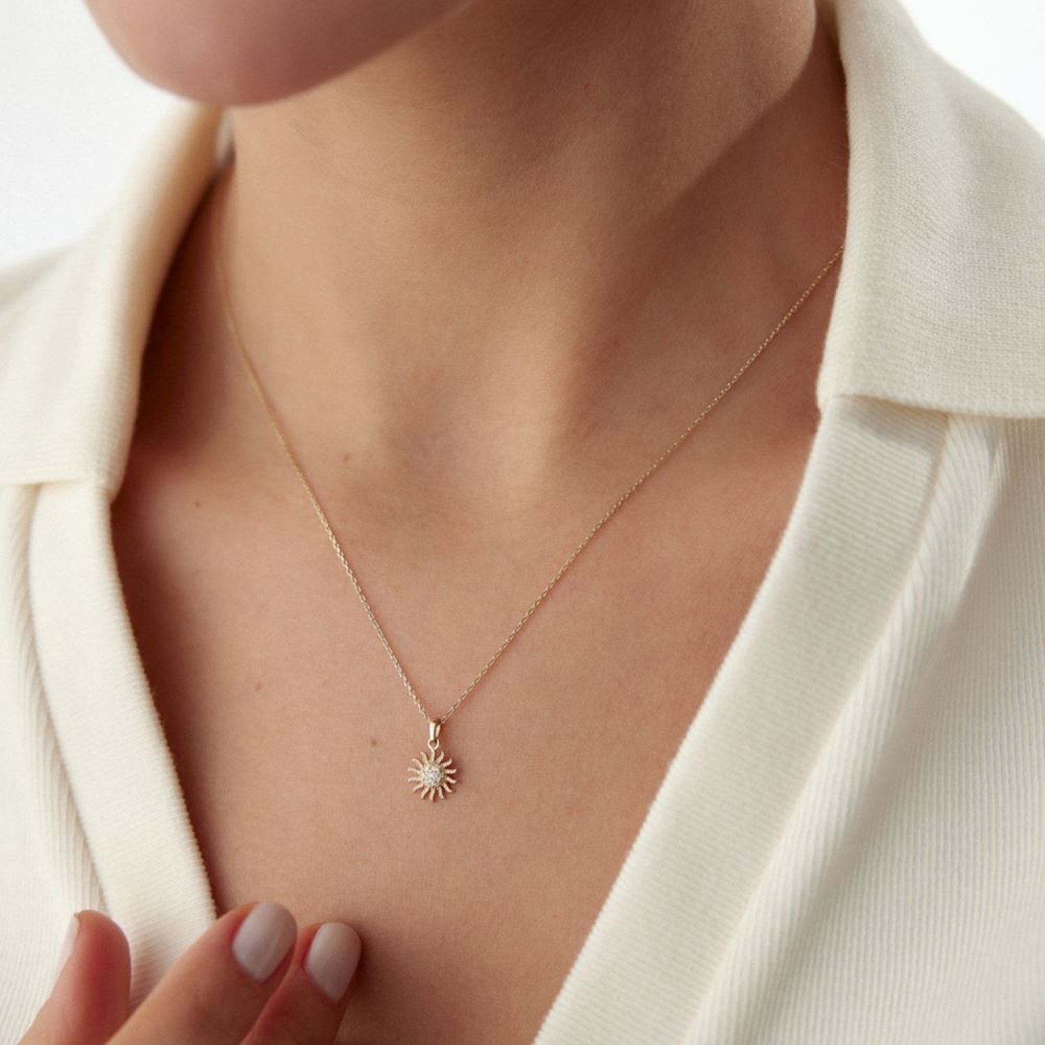 Güneş Tasarım Kolye