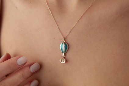 Kapadokya Balonlu Kolye