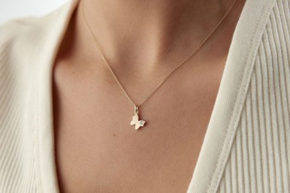 Kelebek Tasarım Kolye